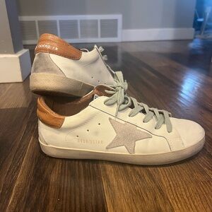 Golden Goose Women’s White and Gray Sneakers